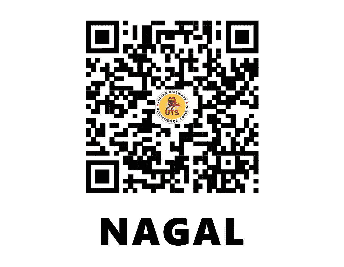 UTS QR Code for NAGAL - NGL - NR (UTTAR PRADESH)